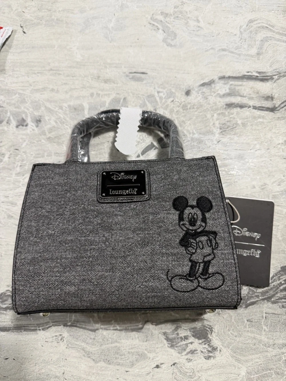 Loungefly Black and Gray Mickey Mouse Tag Artwork - Picture 2 of 3